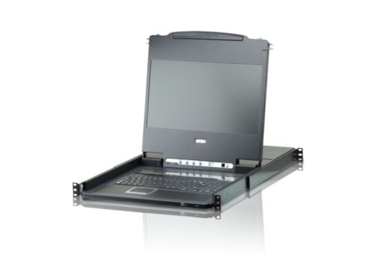 Aten Cl6708mw, 1920 X 1080 Piksler, Full Hd, Rack-Montering, 28,82 W, 1U, Sort