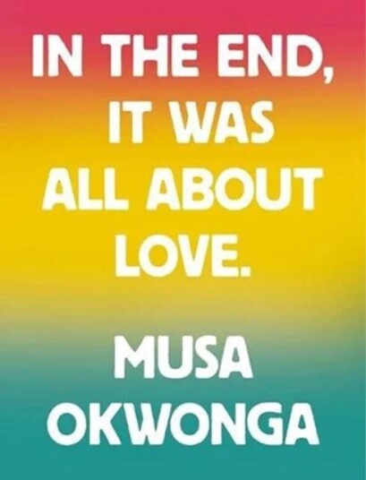 Musa Okwonga - In The End, It Was All About Love Av Musa Okwonga