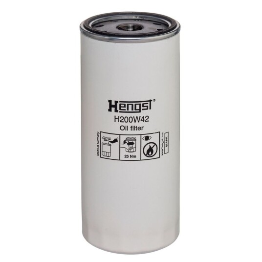 Oljefilter HENGST FILTER H200W42 Oljefilter HENGST FILTER H200W42
