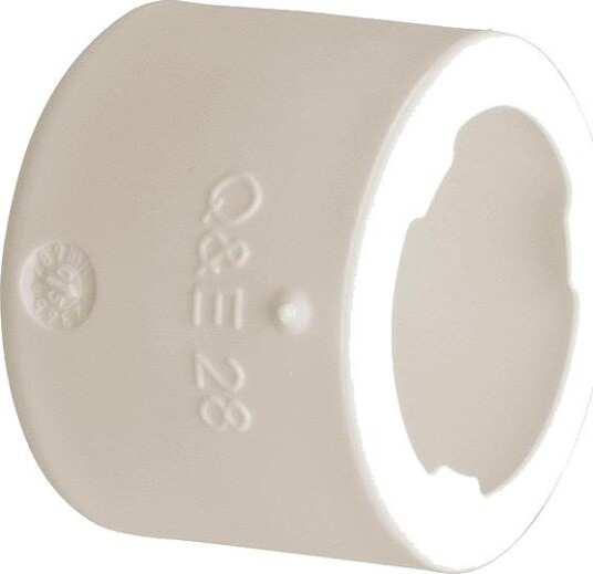 Uponor 1870860 Ring hvit, med stoppkant 18 mm, Installasjon
