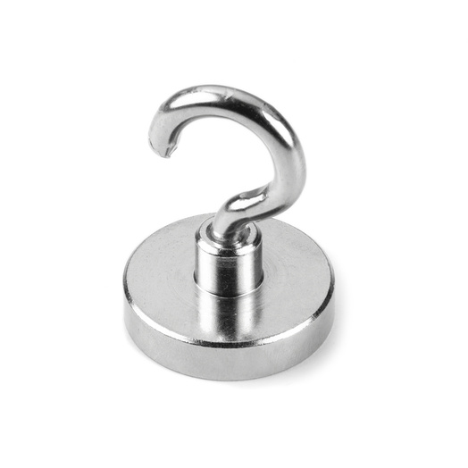 SuperMagneter Neodymmagnet Med Krok   Diameter 32 Mm   Heftekraft 30 Kg