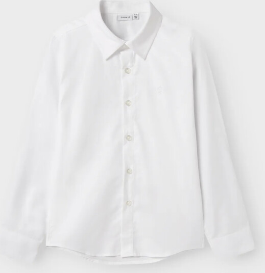 Name It Feshirt Long Sleeve Shirt Hvit 122/128