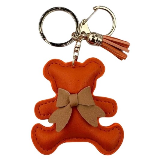 Sticky Bestie Teddy Bag Charm Orange