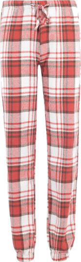 Salto Comfy Flanell Bukse Rød Rutet (164 /14 år)
