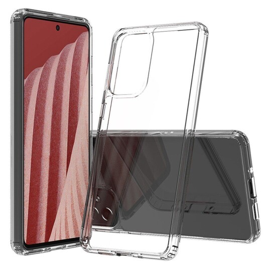 INCOVER Samsung Galaxy A73 (5G) Akryl Bumper Bakdeksel - Gjennomsiktig