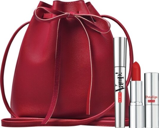 Pupa Pupa Kit Vamp! Mascara Vamp! + Petalips 015 Lippstift + Bag