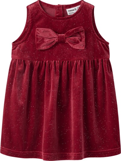 Name It Nbfricy Vel Spencer Kjole Rød Dahlia 74