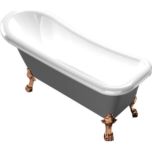 Bathlife Ideal Grå med Føtter 401410017
