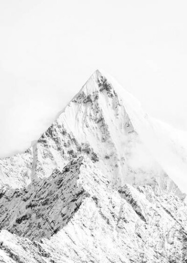 Malerifabrikken Poster Mountain top white 1716476-01-0 1642196-01-118