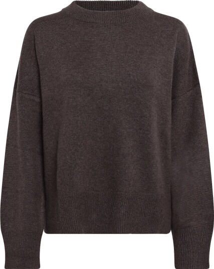 Davida Cashmere Boxy O Neck Sweater CACAO S Davida Cashmere Boxy O Neck Sweater CACAO S