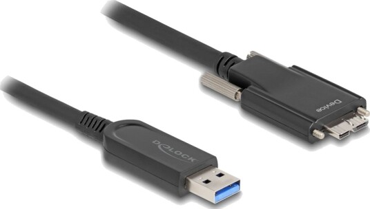 Delock Usb Kabel Micro Usb Type B Hann Skrubar Til Usb Type A Hann Usb 2.0 900 Ma 10 M Up To 10 Gbps Data Transfer Rate Svart