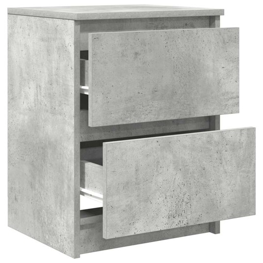  TV benk betonggrå 40x35x54 cm konstruert tre