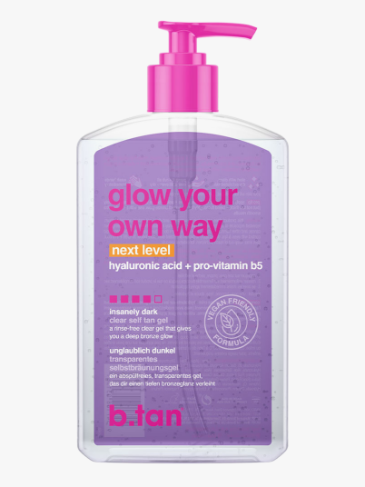 B.Tan Glow Your Own Way Clear Self Tan Gel Next Level 473 ml Flerfarget ONE SIZE