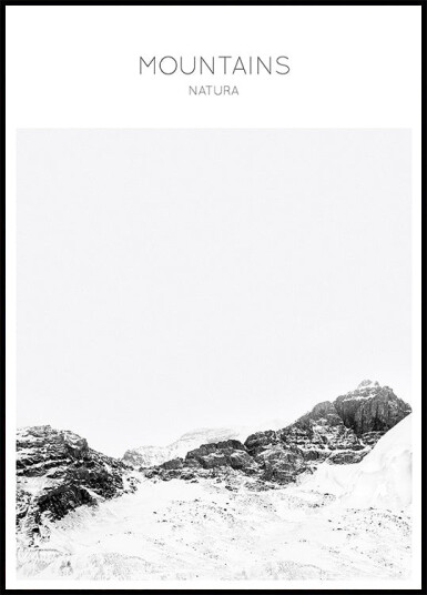 Serene Peaks Plakat / 70x100cm