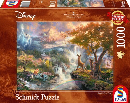 Disney Bambi Thomas Kinkade Puslespill 1000 brikker Schmidt