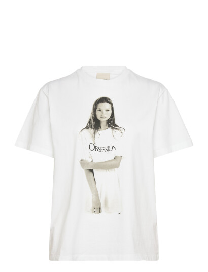 Calvin Klein Obsession Unisex Classic Tee White XXS Calvin Klein Obsession Unisex Classic Tee White XXS
