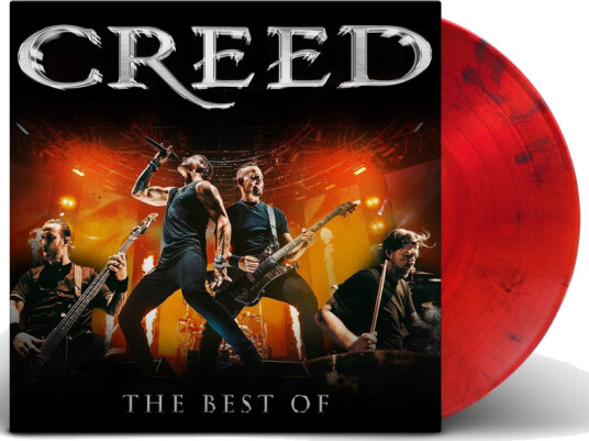 Best Of Creed Red Marble Vinyl