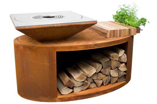 Artiss Utepeis G3 Treplate med ståltopp BBQ-ART-2605-08