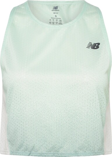 New Balance Viz Tech Run Singlet   Green   M