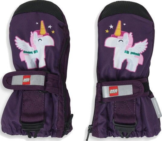 Lego Wear Lwalpha 700 Mittens W/Mem DARK Purple 98 104