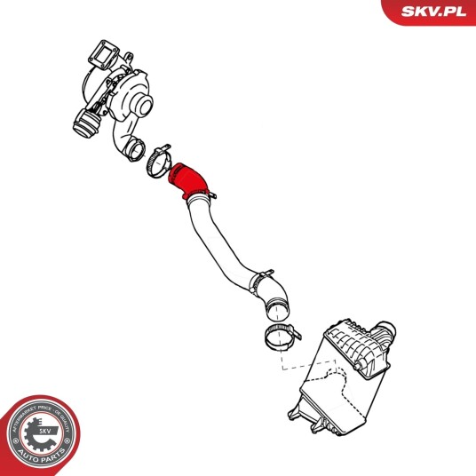 Ladeluftslange ESEN SKV 24SKV854