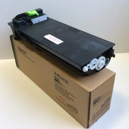 TB Toner Sort (25.000 sider) erstatter Sharp MX-312GT TB Premium toner