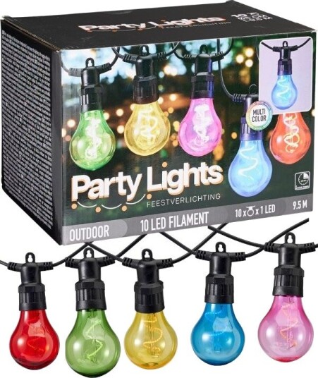 Led Lyslenke Med Timer 9,5m 10 Multicolor Lamper Led Lyslenke Med Timer 9,5m 10 Multicolor Lamper
