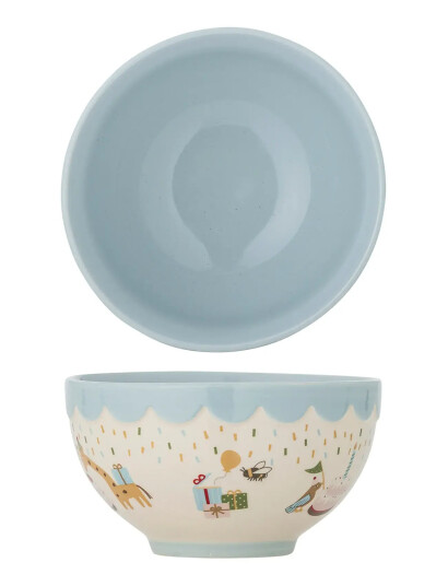 Bloomingville Celebrate Bowl - Blue - 500 ML Bloomingville Celebrate Bowl - Blue - 500 ML