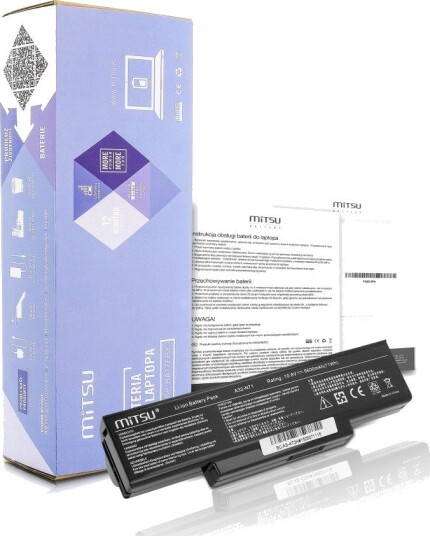 Mitsu BC/AS-K72H Batteri for Asus K72 K73 N73 X77 6600mAh