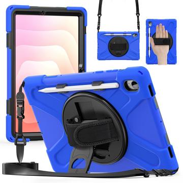 Samsung Galaxy Tab S11 Heavy Duty 360 Deksel med Håndrem Blå/Svart