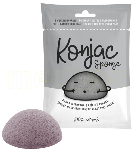 Diverse Konjac Svamp Svart Til Fet Og Uren Hud