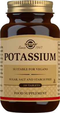Solgar Kalium Potassium 99 mg 100 Kapsler