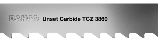 Bahco Bandsågblad Unset Carbide 3860 Hm 5800x41x1.3 Tcz-2/3t
