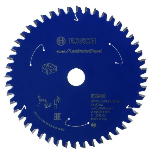 Bosch 160mm Sirkelsagblad med 48 Tenner for Laminat