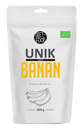 Diet-food Unik Food Banan Pulver Ø - 200 g Diet-food Unik Food Banan Pulver Ø - 200 g