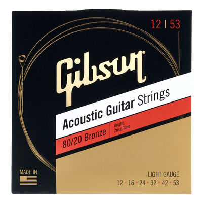 Gibson 80/20 Bronze Acoustic 12 Gibson 80/20 Bronze Acoustic 12