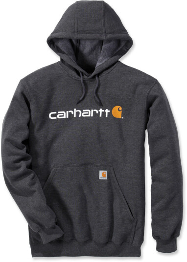 Carhartt Signature Logo Midweight Hettegenser XL Grå Hvit