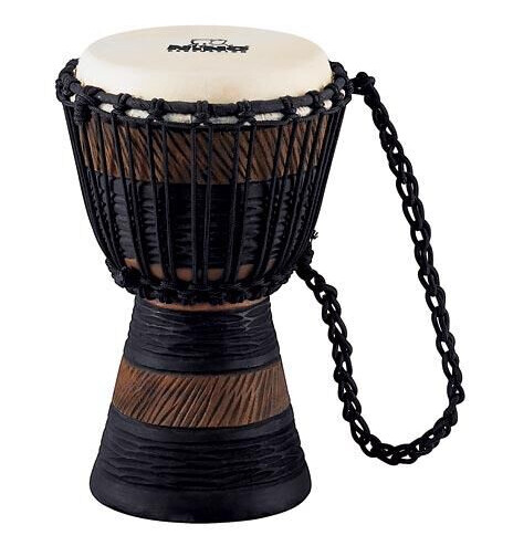 Nino Percussion Adj3-Xs African Djembe X-Small 6" Br/blk