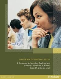 Taxonomy For Learning, Teaching, And Assessing, A Av Lorin Anderson, David Krathwohl, Peter Airasian, Kathleen Cruikshank, Richard Mayer, Paul Pintric