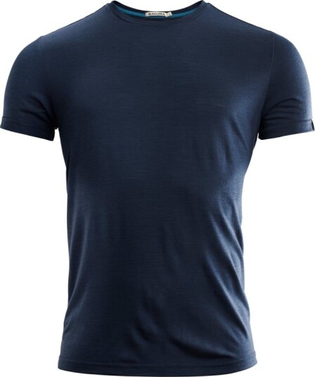 Aclima Men's LightWool T-shirt Round Neck Blå L Man