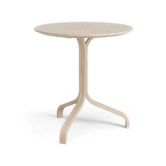 Swedese Lamino bord 49 cm hvitpigmentert eik