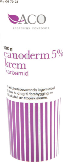 Gram Canoderm Krem 5%, 100 gram Gram Canoderm Krem 5%, 100 gram