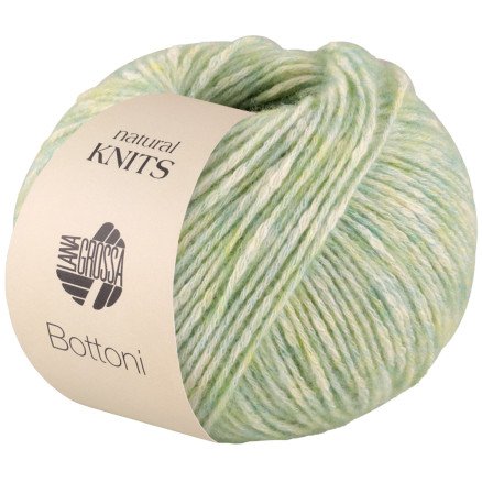Lana Grossa Bottoni Garn 11 Pastellgrønn/creme