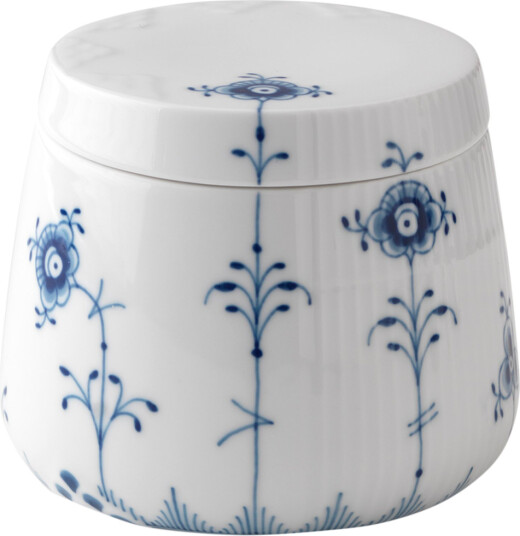 Royal Copenhagen Blue Elements krukke med lokk