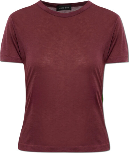 Anine Bing Dame Topper Rød S,