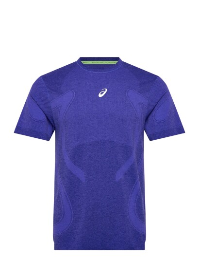 Asics Road Seamless Ss Top Purple XS