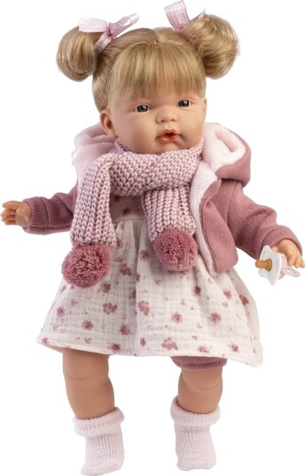 Llorens Joelle Dukke Med Smokk 38 cm Myk Kropp Llorens Joelle Dukke Med Smokk 38 cm Myk Kropp