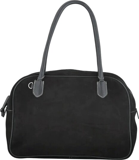 Becksöndergaard Suede Bailie Bag BLACK 38X 25 cm