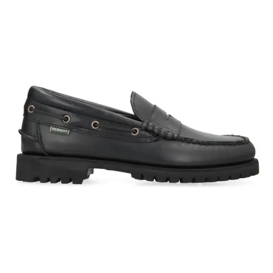 Sebago Herre Sko Svart 40 1/2 EU,