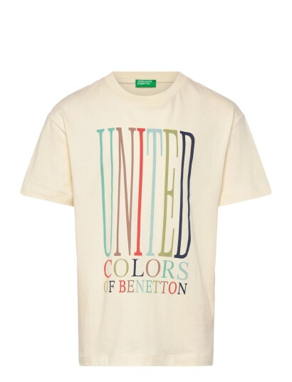 United Colors of Benetton T Shirt   Cream   130